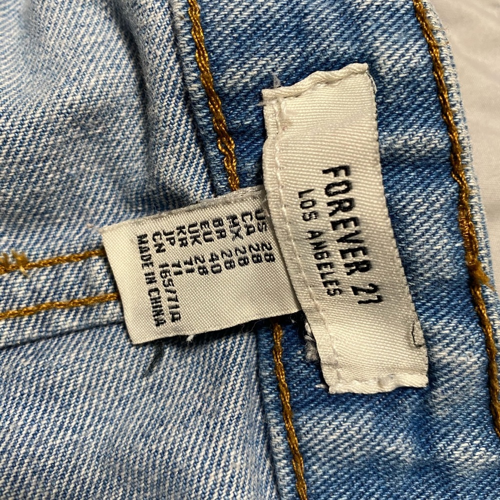 Mid Rise Denim Shorts - Picture 2 of 3